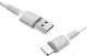 Миниатюра изображения товара Кабель Borofone BX16 USB Lightning (1м, белый)