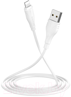 Кабель Borofone BX18 USB Lightning (1м, белый)