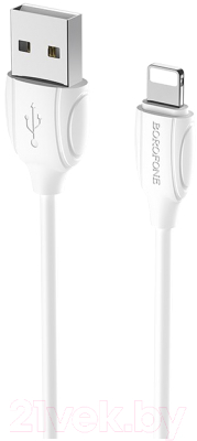 Кабель Borofone BX19 USB Lightning (1м, белый)