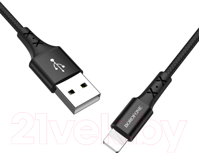 Кабель Borofone BX20 USB Lightning (черный)
