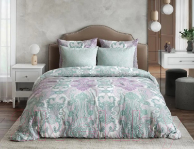 

Комплект постельного белья Ночь нежна, Турмалин 2сп евро 70x70