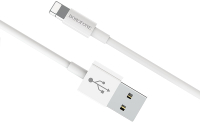 Кабель Borofone BX22 USB Lightning (белый) - 