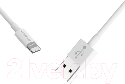 Кабель Borofone BX22 USB Lightning (белый)