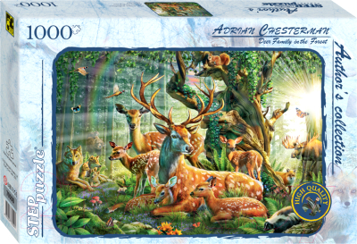 Пазл Step Puzzle Мир лесных животных / 79550 (1000эл)