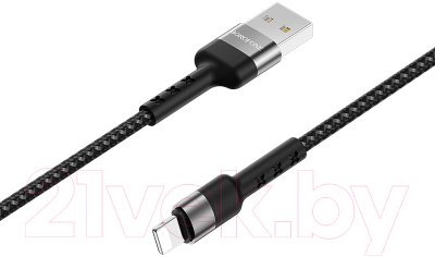 Кабель Borofone BX34 USB Lightning (черный)