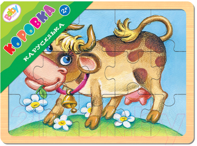 

Пазл Step Puzzle, Каруселька. Коровка / 89032