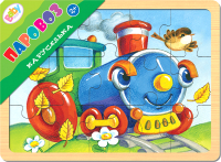 

Пазл Step Puzzle, Каруселька. Паровоз / 89037