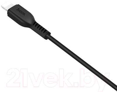 Кабель Hoco X13 USB Lightning (1м, черный)