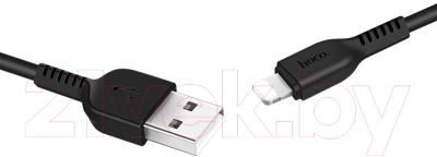 Кабель Hoco X13 USB Lightning (1м, черный)