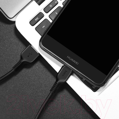 Кабель Hoco X13 USB Type-C (1м, черный)