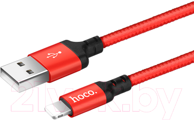 Кабель Hoco X14 Times Speed Micro Charging (красный/черный)
