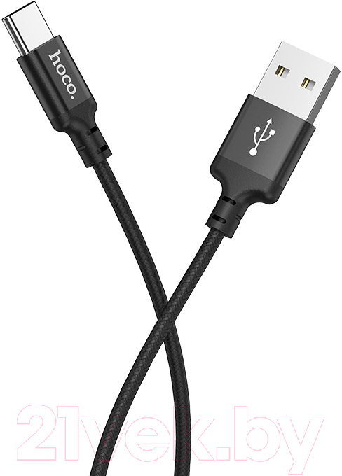Кабель Hoco X14 USB Type-C (черный)