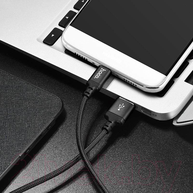 Кабель Hoco X14 USB Type-C (черный) — фото 3