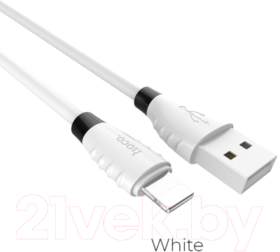 Кабель Hoco X27 USB Lightning (1.2м, белый)