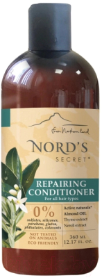 Кондиционер для волос Nord's Secret Цветок Нероли и масло Миндаля Восстанавливающий (360мл)