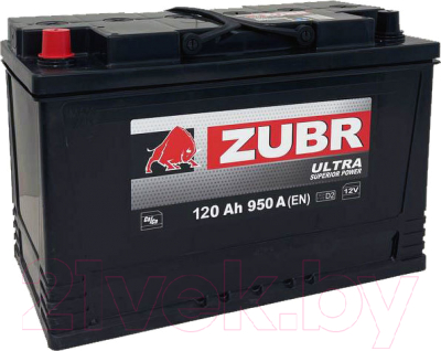 Автомобильный аккумулятор Zubr Professional L+ (120 А/ч)
