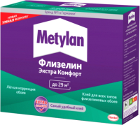 Клей для обоев Metylan Флизелин Экстра Комфорт (200г) - 
