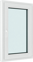 Окно ПВХ Rehau Roto NX Одностворчатое Поворотно-откидное правое 2 стекла (1100x1000x60) - 