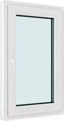Окно ПВХ Rehau Roto NX Одностворчатое Поворотно-откидное правое 2 стекла (1150x1000x60)