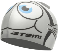 Шапочка для плавания Atemi FC103 (рыбка/серебряный) - 