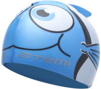 Шапочка для плавания Atemi FC105 (рыбка/голубой) - 