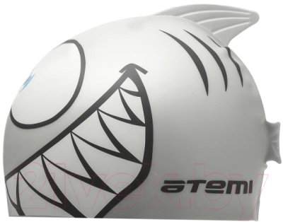 Шапочка для плавания Atemi FC203 (рыбка/серебристый)