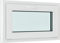 Окно ПВХ Rehau Roto NX Фрамужное открывание 2 стекла (500x900x60) - 