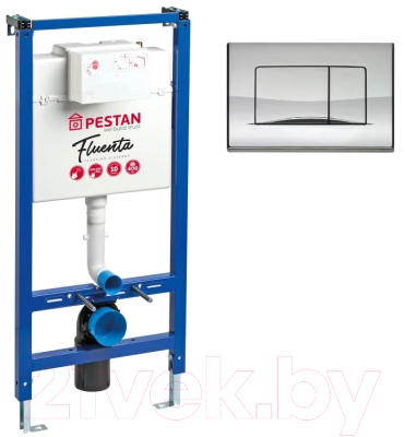 Инсталляция для унитаза Pestan Active SET40006356AC (с кнопкой смыва)