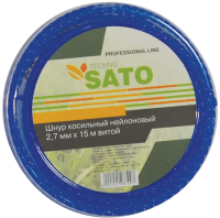 

Леска для триммера Sato, Techno 2.7мм x 15м