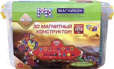 

Конструктор магнитный Магникон, MK-200