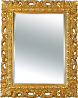 Зеркало Континент Верди 75x96 (золотистый) - 