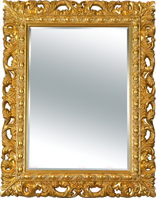 Зеркало Континент Верди 75x96 (золотистый)