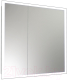 Шкаф с зеркалом для ванной Континент Reflex Led 80x80 (с датчиком движения) - 