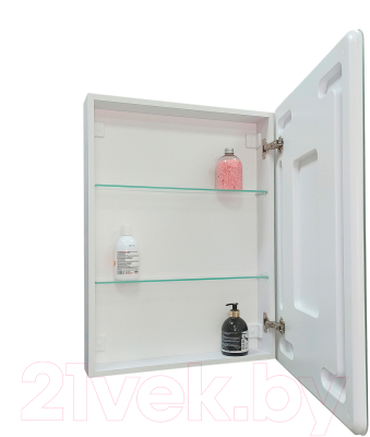 Шкаф с зеркалом для ванной Континент Emotion Led 60x80