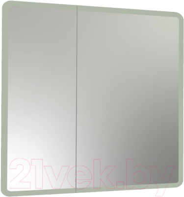 Шкаф с зеркалом для ванной Континент Emotion Led 80x80 (с датчиком движения)
