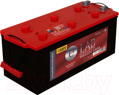 

Автомобильный аккумулятор E-Lab, 6СТ-140 3 950А