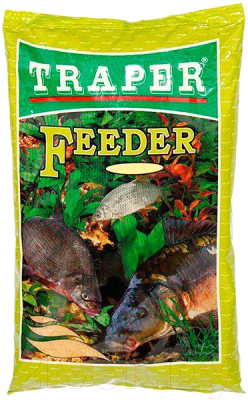 Прикормка рыболовная Traper Популярная Feeder (1кг)