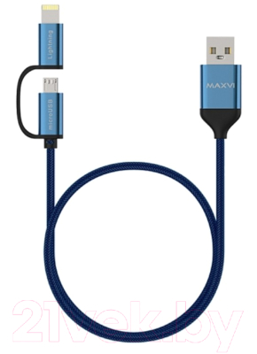 

Кабель Maxvi, MC-12ML MicroUSB-Lightning