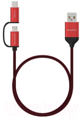 

Кабель Maxvi, MC-12MT MicroUSB-Type-C