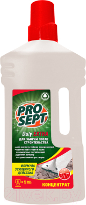 Средство для очистки после ремонта Prosept Duty Extra Концентрат (1л)