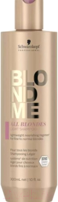Шампунь для волос Schwarzkopf Professional All Blondes Light для тонких волос всех типов блонд (300мл)