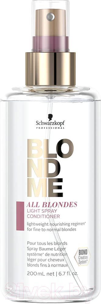 Кондиционер-спрей для волос Schwarzkopf Professional All Blondes Light для тонких волос всех типов блонд