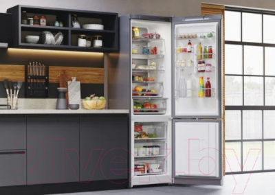 Холодильник с морозильником Hotpoint-Ariston HTS 9202I BX O3