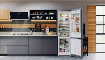 Холодильник с морозильником Hotpoint-Ariston HTS 8202I MX O3