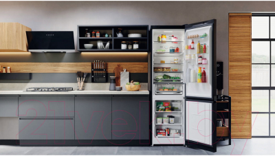 Холодильник с морозильником Hotpoint-Ariston HTS 8202I BX O3