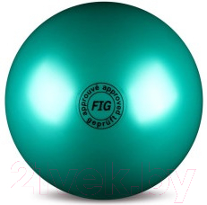 Мяч для художественной гимнастики No Brand Металлик AB2801 (зеленый)