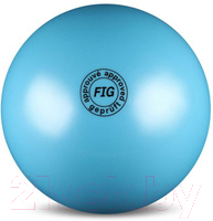 Мяч для художественной гимнастики No Brand Металлик AB2801 (синий)