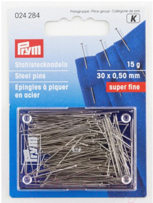 

Булавка швейная Prym, 024284 30x0.50