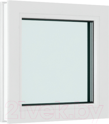 Окно ПВХ Rehau  Одностворчатое глухое 3 стекла (550x550x70)