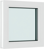 Окно ПВХ Rehau Одностворчатое глухое 3 стекла (1450x1450x70) - 
